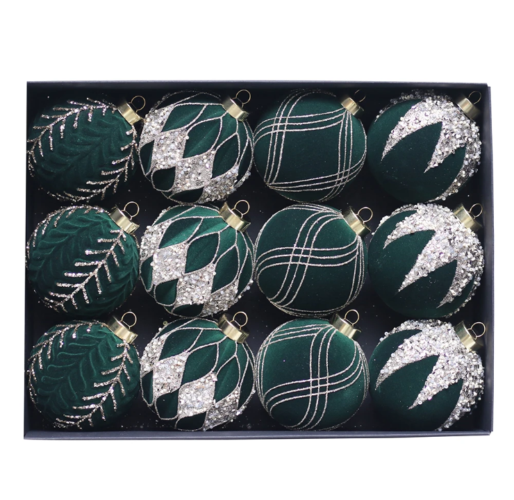 Luxury Christmas Ornaments Set of 12