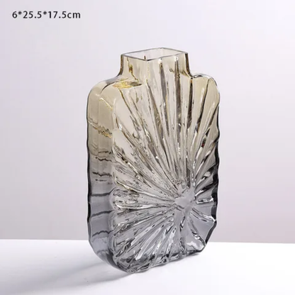 Modern Luxury Glass Vases- set of 2