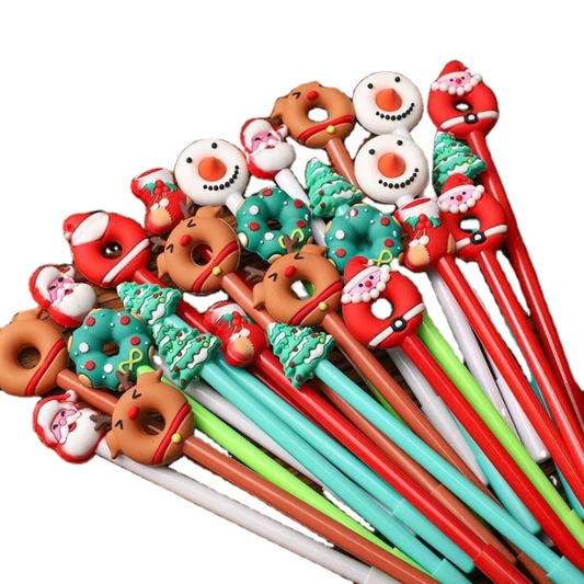 Christmas Cartoon Pens - pack of 12 pen