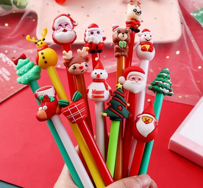 Christmas Cartoon Pens - pack of 12 pen