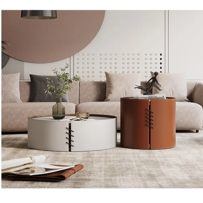 Modern Round Coffee Tables - set of 2