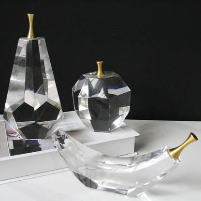 Crystal Decorative Set of 3