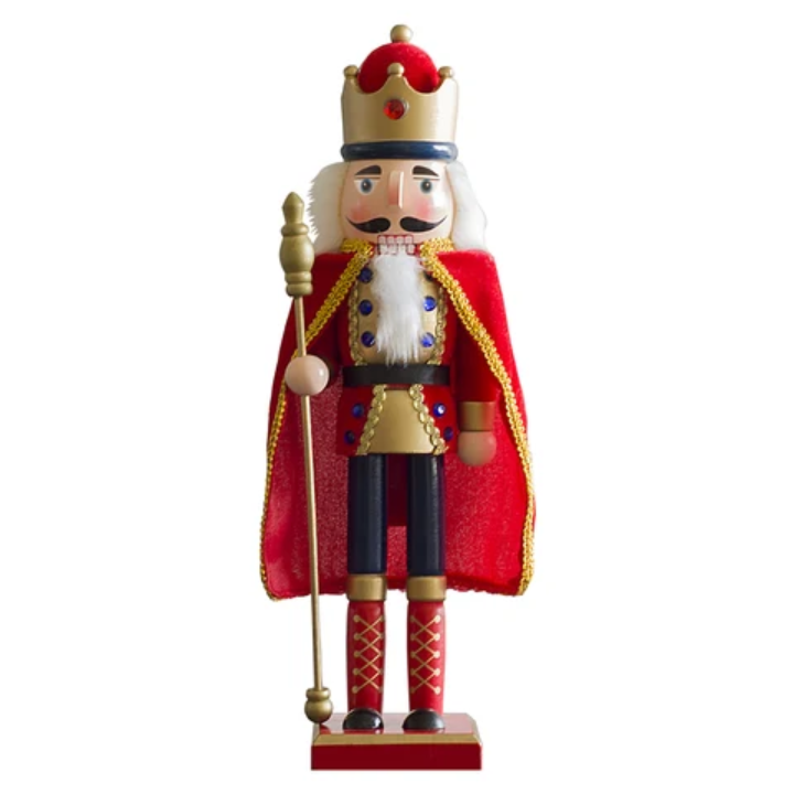 Royal Nutcracker Figurines with Elegant Capes (40cm)