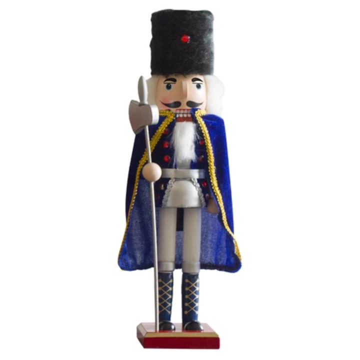 Royal Nutcracker Figurines with Elegant Capes (40cm)
