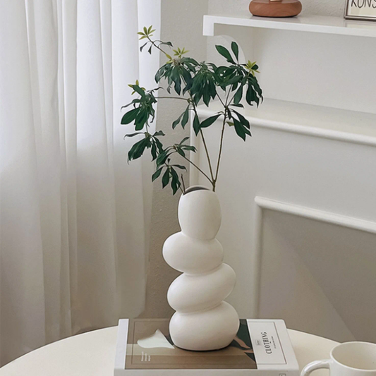 Modern Decorative Vase Set of 2 | Soft Elegant Style