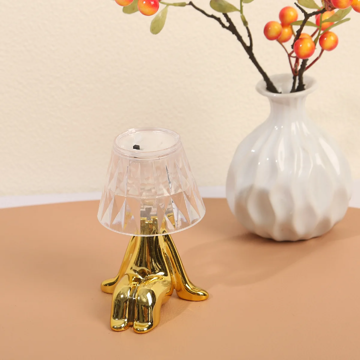 Artistic Decorative Lamp | Gold Accent Statement Piece pack of 4