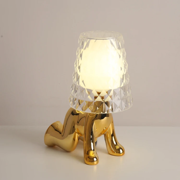 Artistic Decorative Lamp | Gold Accent Statement Piece pack of 4