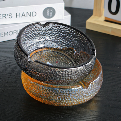 Luxury Glass Ashtray | Modern & Practical Design pack of 2