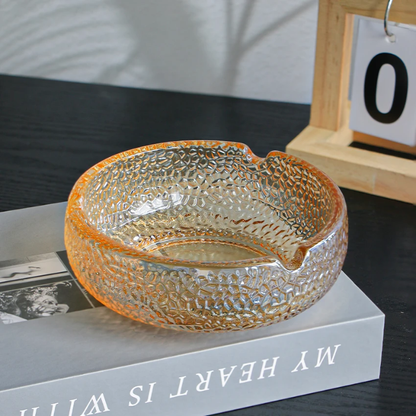 Luxury Glass Ashtray | Modern & Practical Design pack of 2