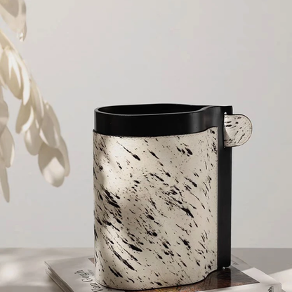 Horsehair Technique Decorative Vase | Contemporary Art Craft