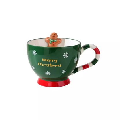 Festive Gingerbread Christmas Mug