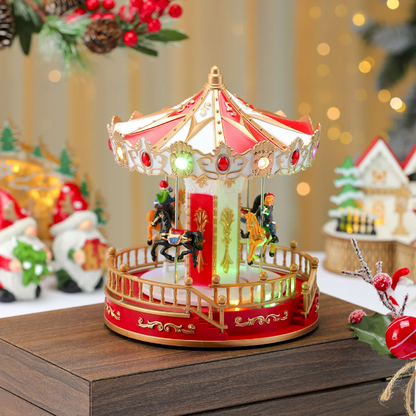 Luxury Rotating Carousel with Enchanting Lights