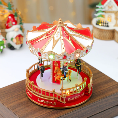 Luxury Rotating Carousel with Enchanting Lights