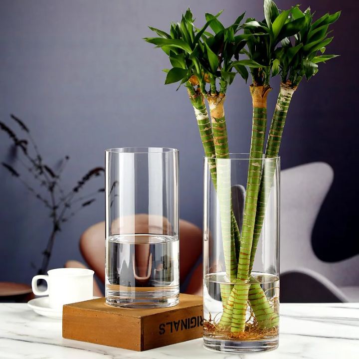 Clear Glass Vases for an Elegant Décor Touch set of 3