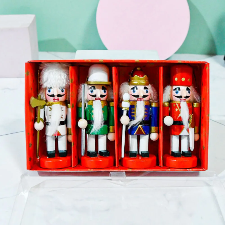 Nutcracker Soldiers Set – Classic Christmas Décor- Buy 1 Get 1 Free