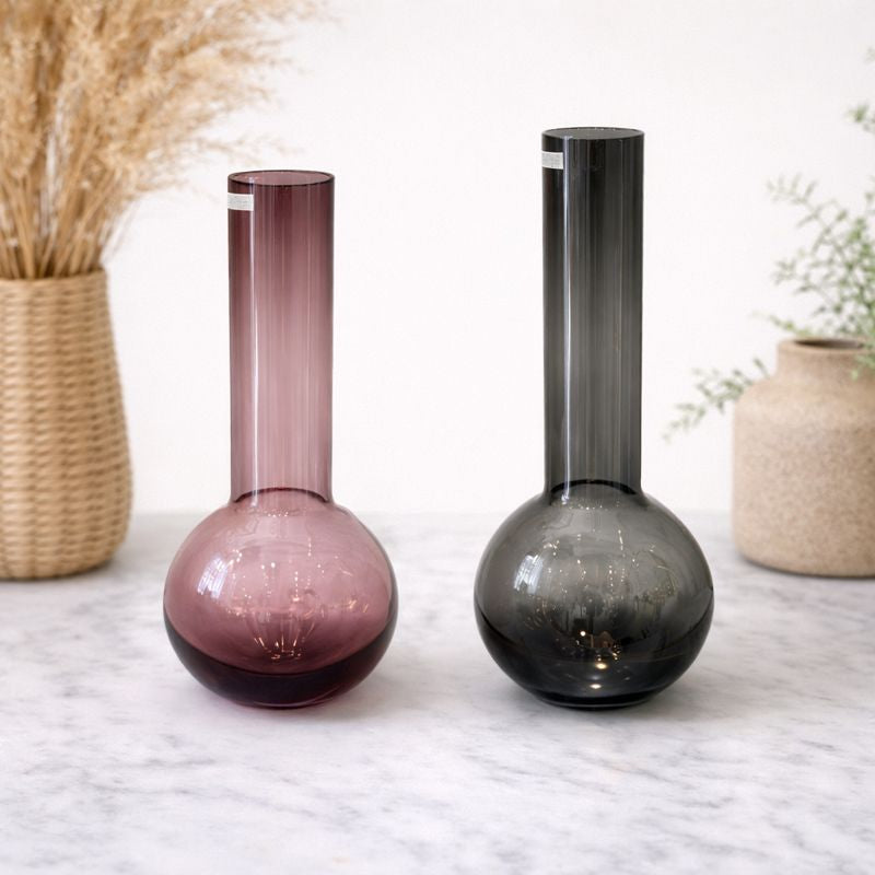 Dual-Tone Glass Vase