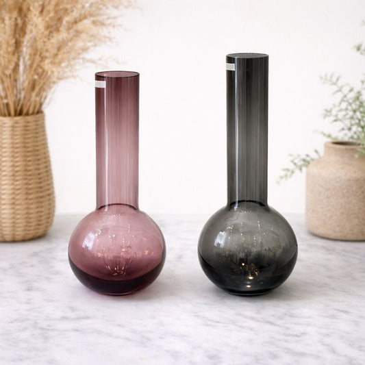 Dual-Tone Glass Vase