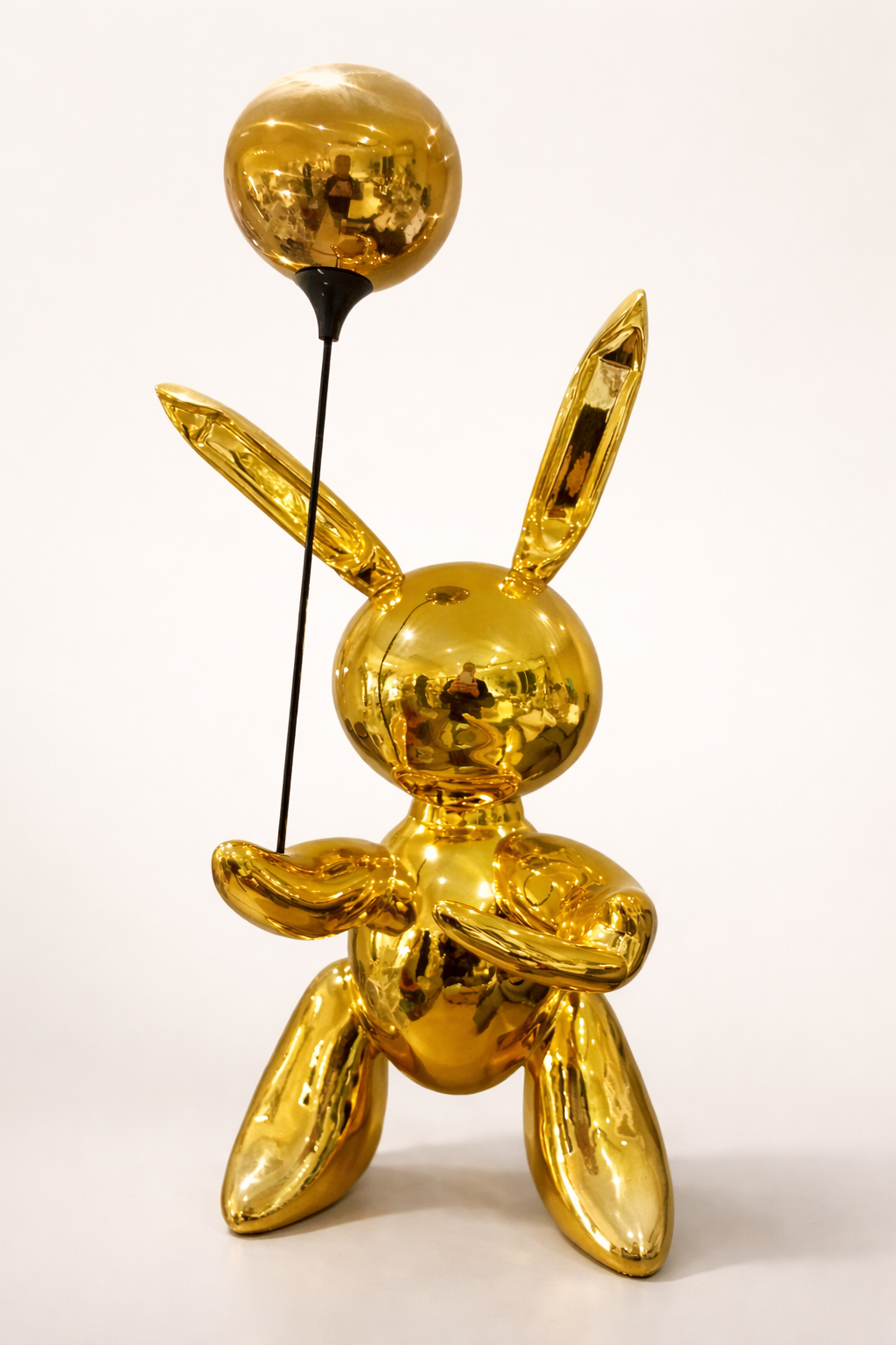 Modern Gold Bunny Decorative Sculpture