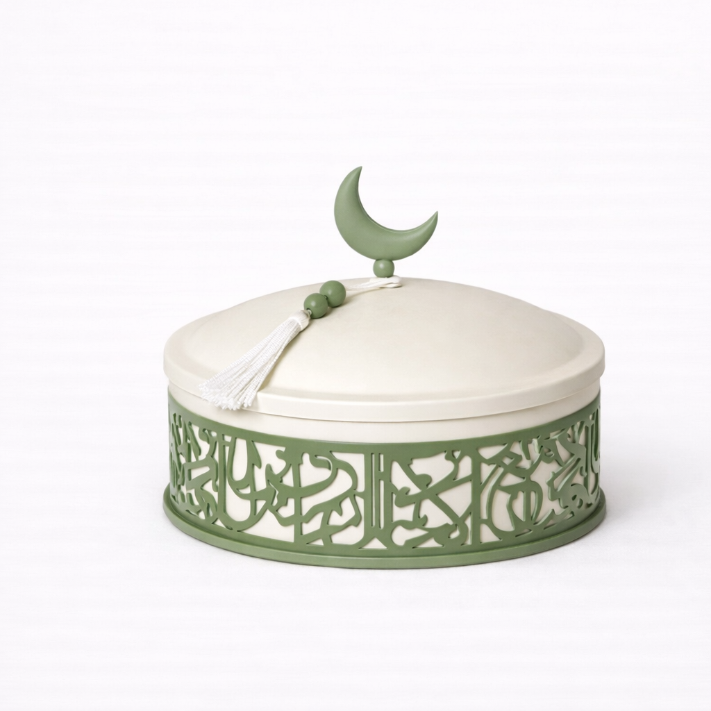 Elegant Crescent Dates Bowl