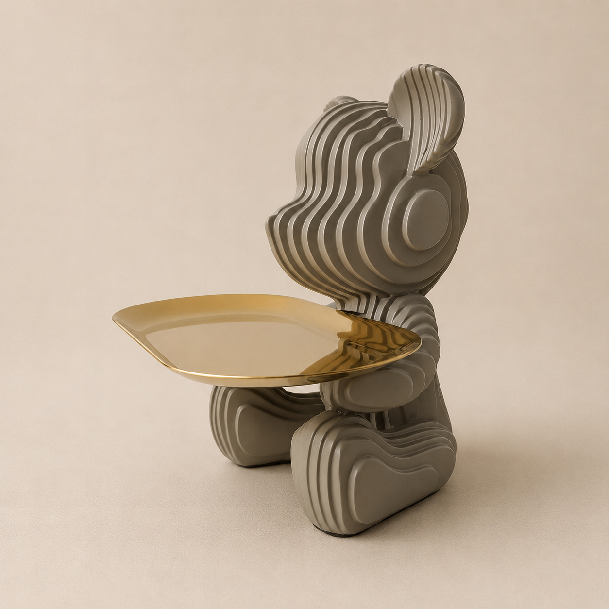 EN: Modern 3D Decorative Bear Sculpture