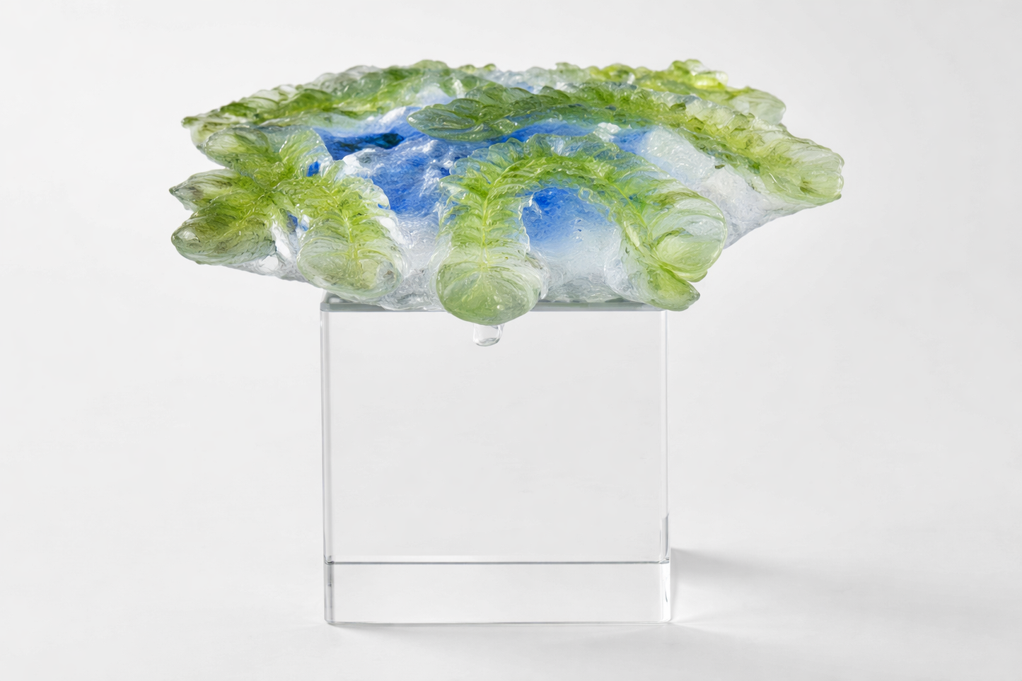 Artistic Glass Decor Piece