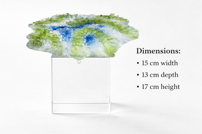 Artistic Glass Decor Piece
