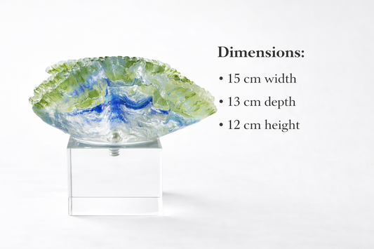Artistic Glass Decor Piece