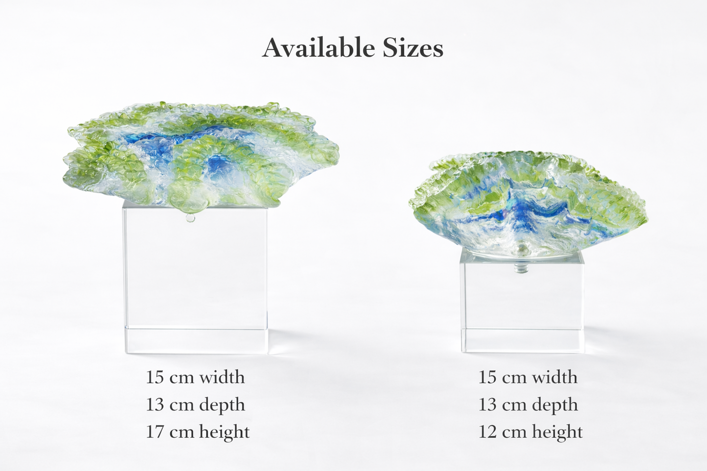 Artistic Glass Decor Piece