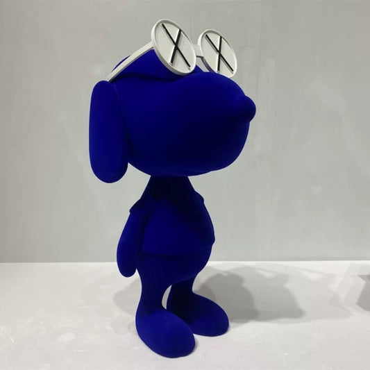 Velvet Snoopy Sculpture