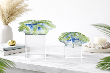 Artistic Glass Decor Piece