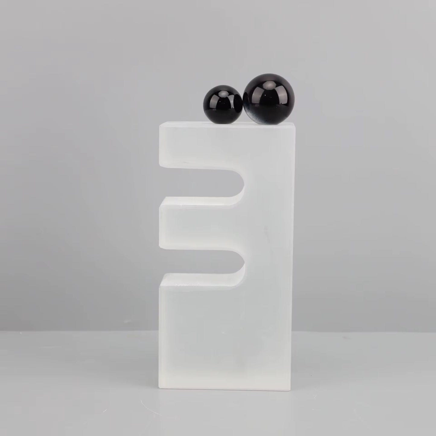 Set of 2 Crystal Abstract