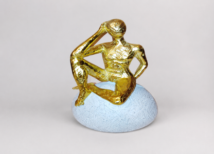 Modern Abstract Figurine Set of 2