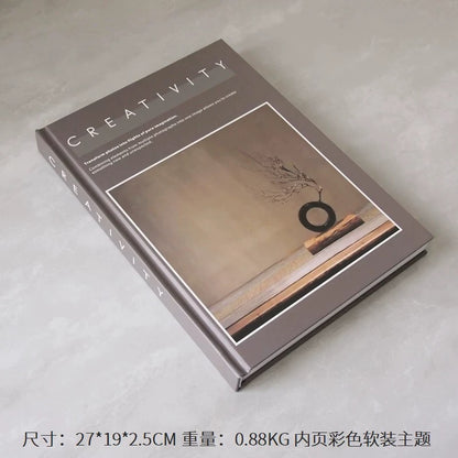 Real Book Decoration With Colored Designs