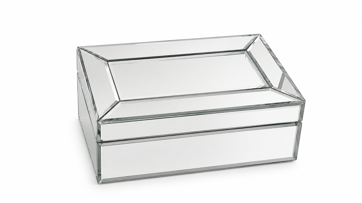 Mirrored Jewelry Organizer Box