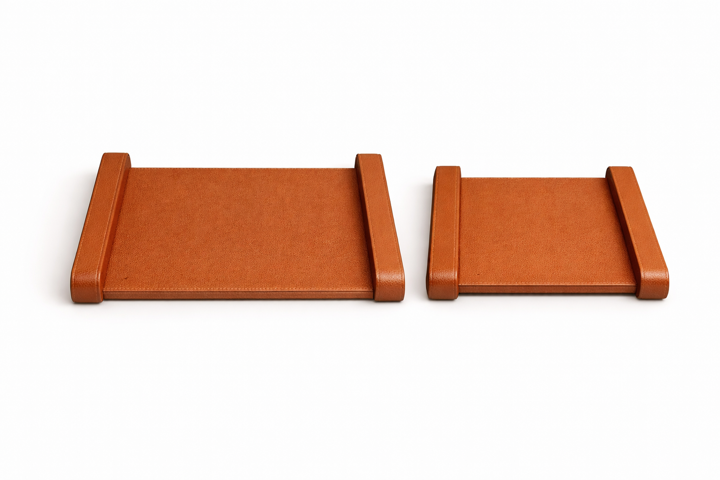 Leather Decorative Tray Set with a Luxurious Touch