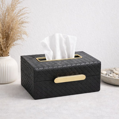 Leather Tissue Box with a Refined Touch