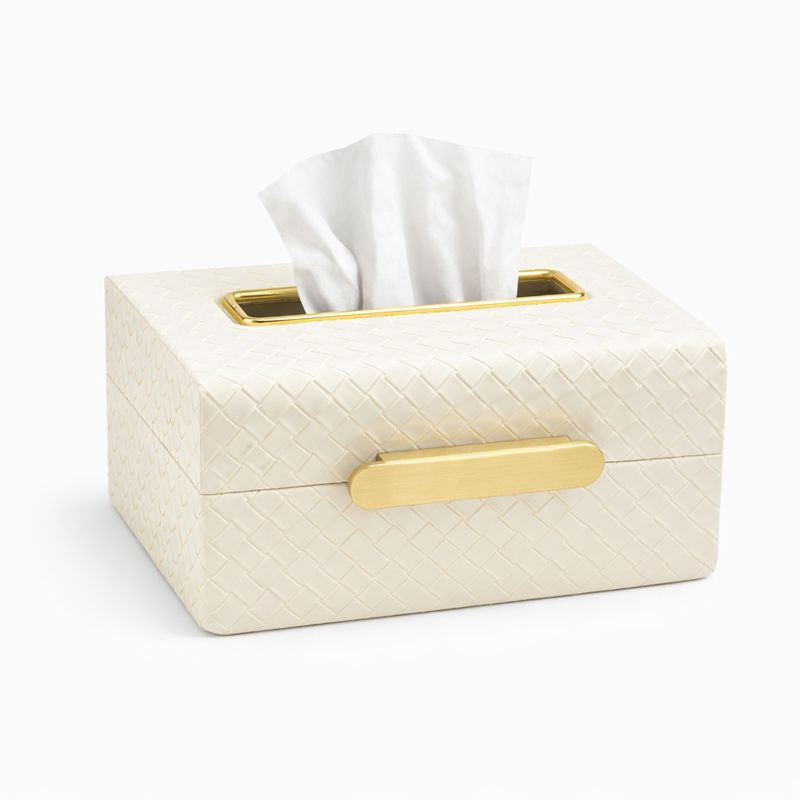 Leather Tissue Box with a Refined Touch