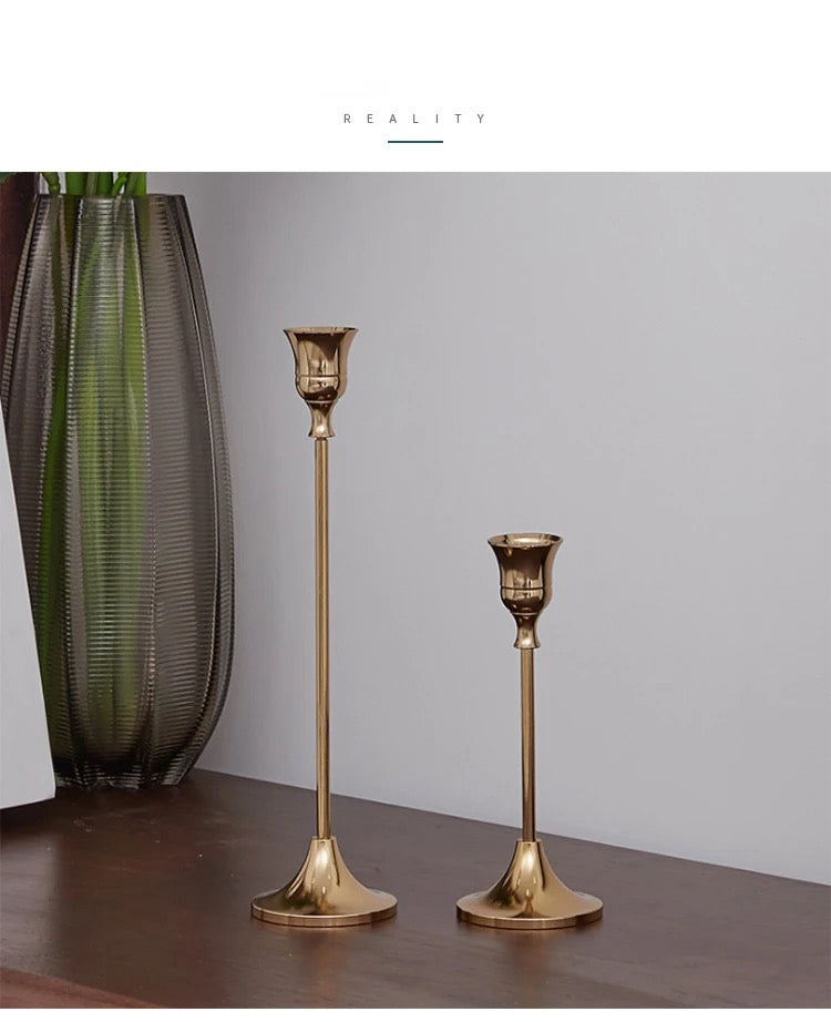 Illuminate Your Space with Timeless Elegance Set Of 3 Candle Holders