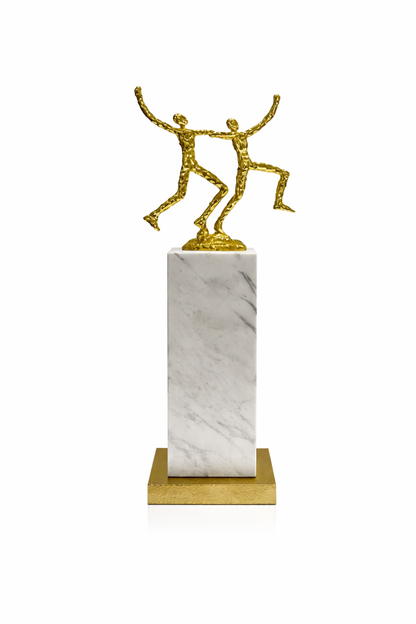 Modern Gold Decorative Sculptures