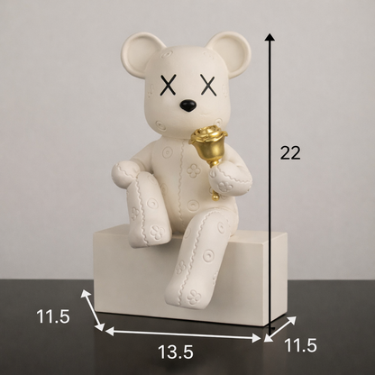 Elegant Bear Decor Figurine