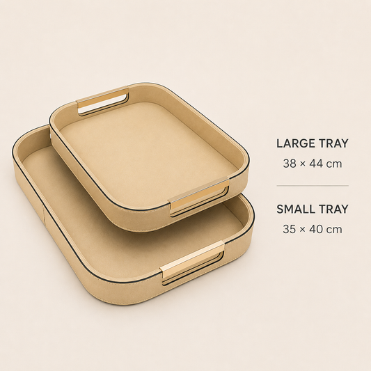 Leather Serving Tray