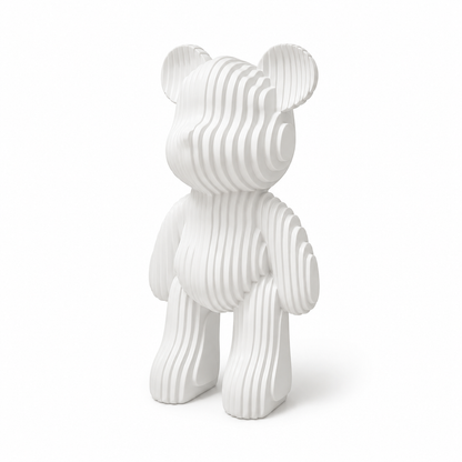 EN: Modern 3D Decorative Bear Sculpture