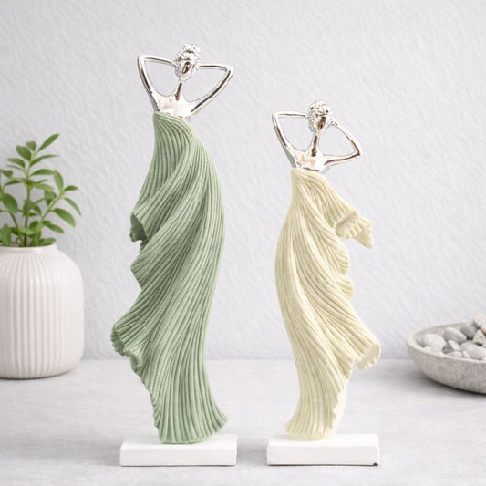 Elegant Artistic Female Decorative Figurines