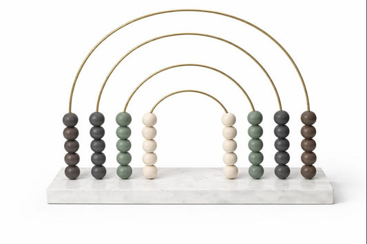 Rainbow Arch Decorative Sculpture Marble Base