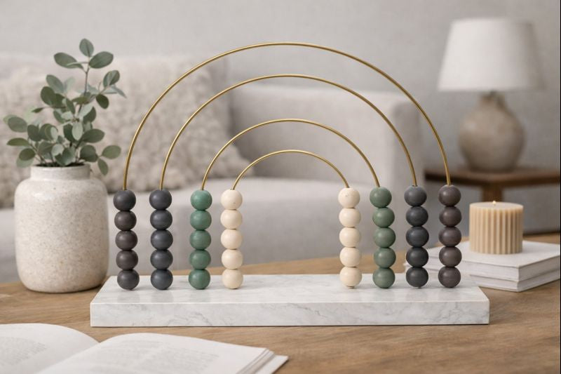 Rainbow Arch Decorative Sculpture Marble Base