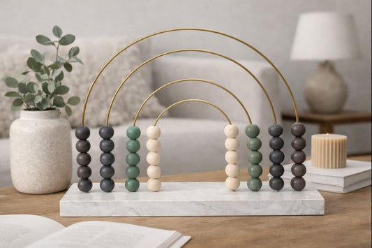 Rainbow Arch Decorative Sculpture Marble Base