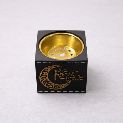 Ramadan Incense Burner with Crescent Design