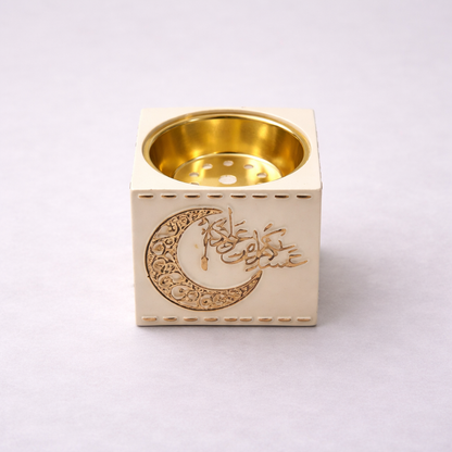 Ramadan Incense Burner with Crescent Design