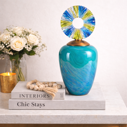 Artistic Glass Decor Vase