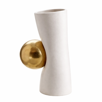 Decorative Vase with Gold Detail